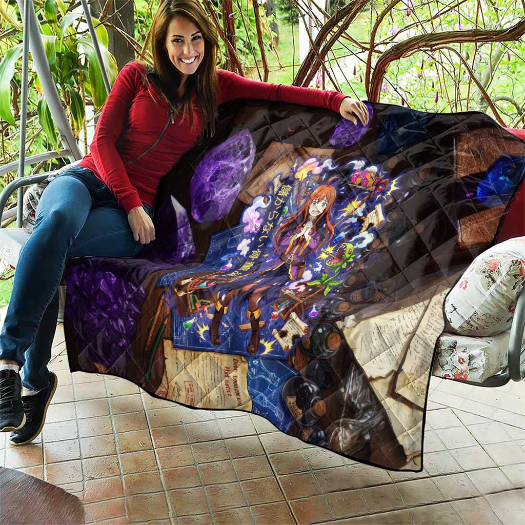 Wiz Magic Shop Quilt Alchemical Fantasy Blueprint Style
