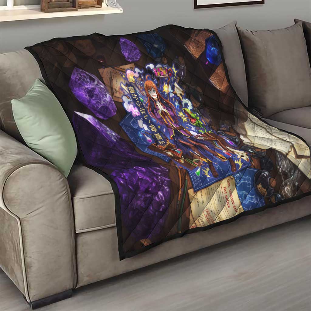 Wiz Magic Shop Quilt Alchemical Fantasy Blueprint Style