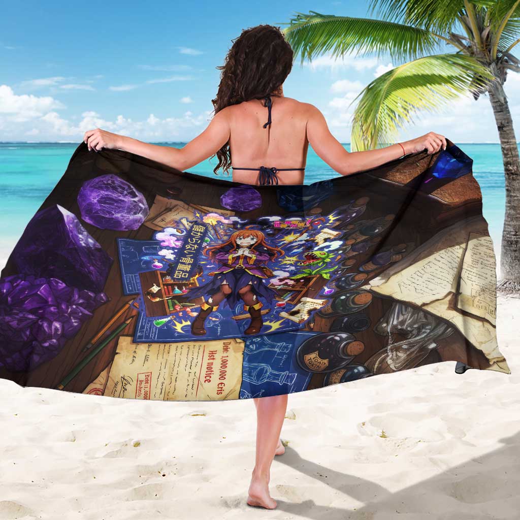 Wiz Magic Shop Sarong Alchemical Fantasy Blueprint Style