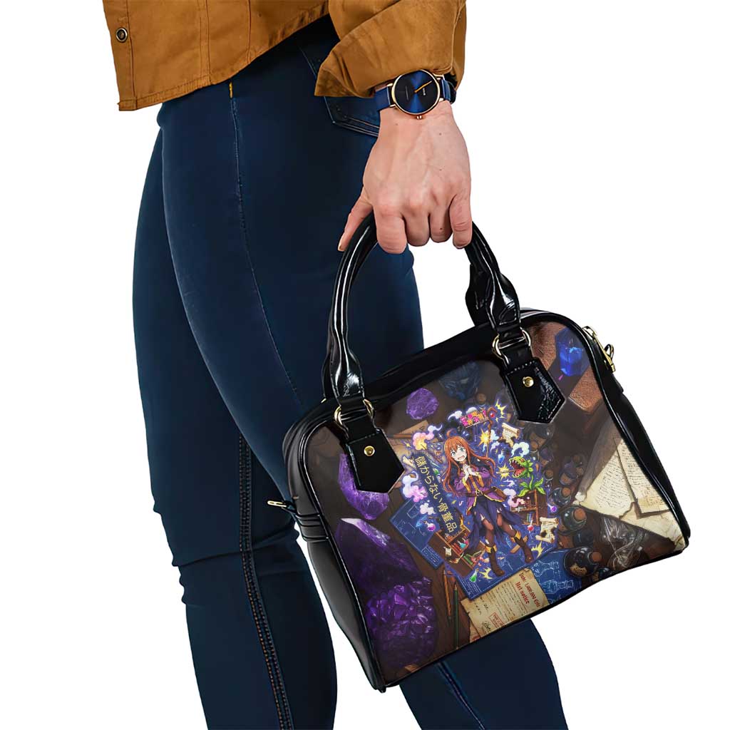 Wiz Magic Shop Shoulder Handbag Alchemical Fantasy Blueprint Style