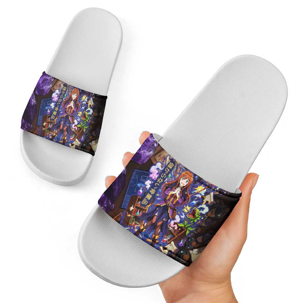 Wiz Magic Shop Slide Sandals Alchemical Fantasy Blueprint Style