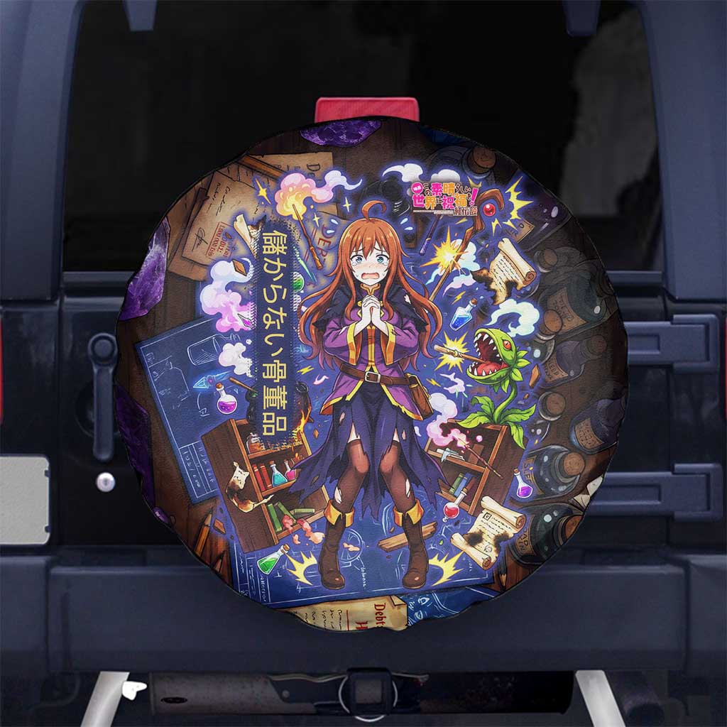 Wiz Magic Shop Spare Tire Cover Alchemical Fantasy Blueprint Style