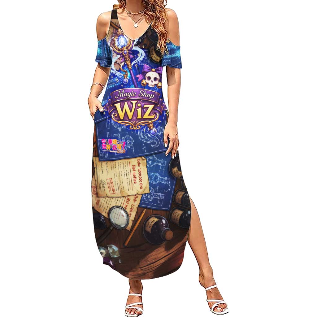 Wiz Magic Shop Summer Maxi Dress Alchemical Fantasy Blueprint Style