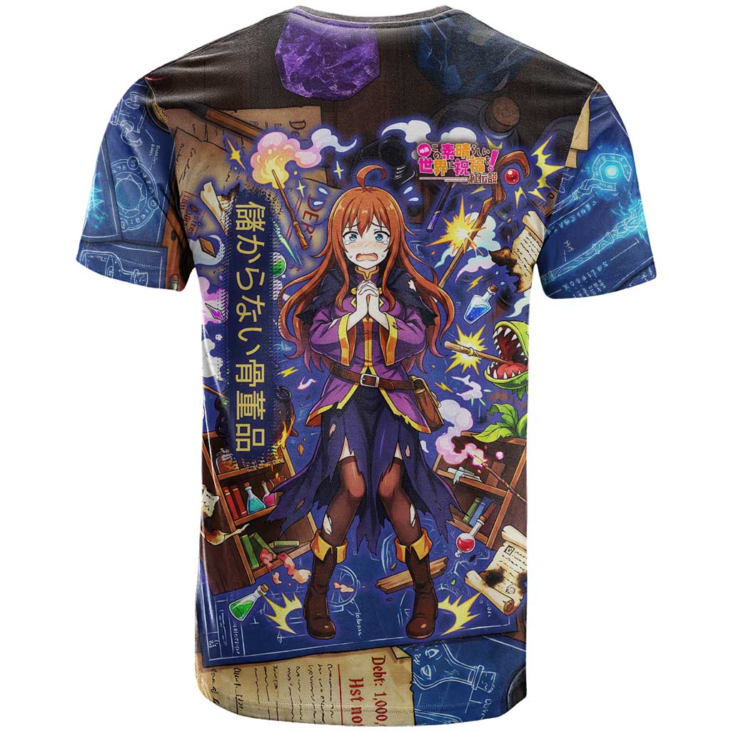 Wiz Magic Shop T Shirt Alchemical Fantasy Blueprint Style