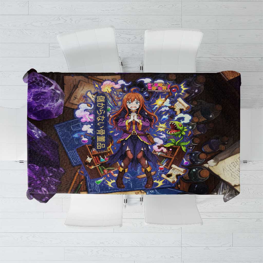 Wiz Magic Shop Tablecloth Alchemical Fantasy Blueprint Style