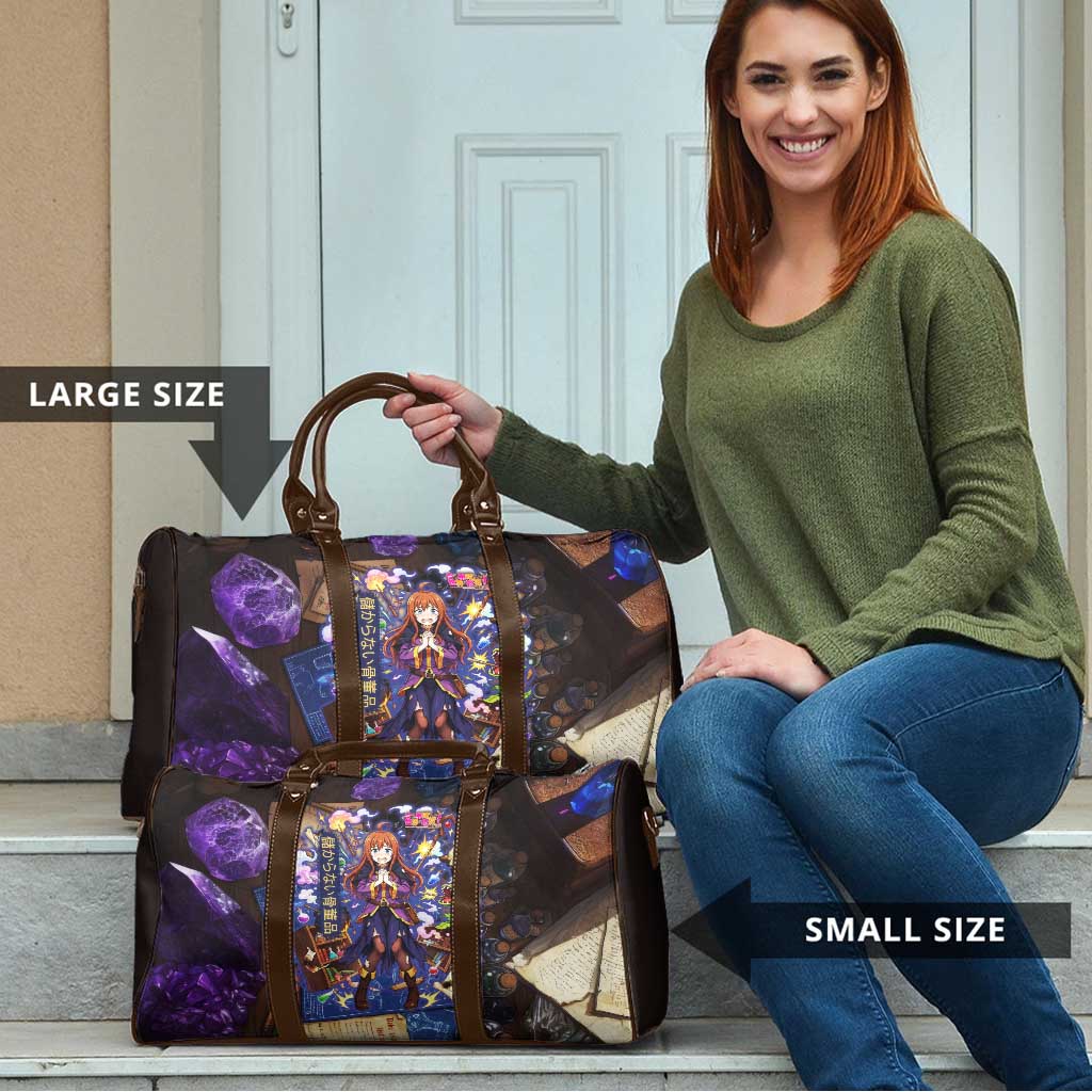 Wiz Magic Shop Travel Bag Alchemical Fantasy Blueprint Style