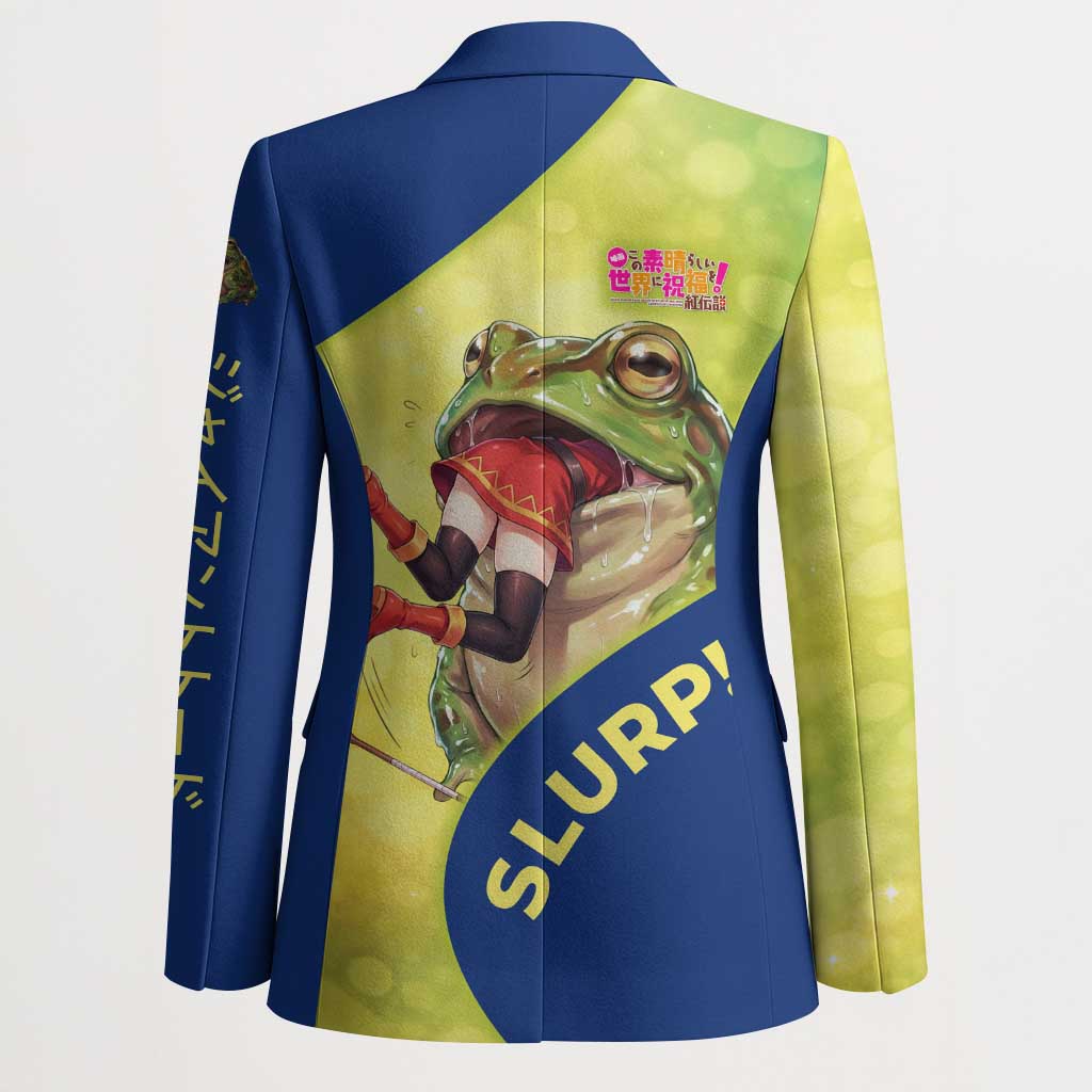 Giant Toad Encounter Blazer Comedic Fantasy Creature Art Style