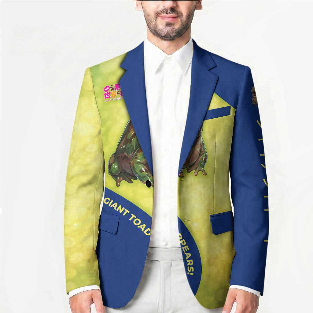 Giant Toad Encounter Blazer Comedic Fantasy Creature Art Style