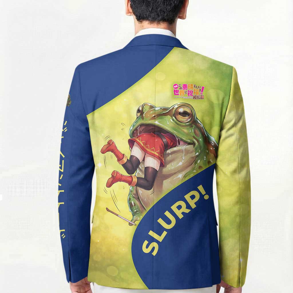 Giant Toad Encounter Blazer Comedic Fantasy Creature Art Style