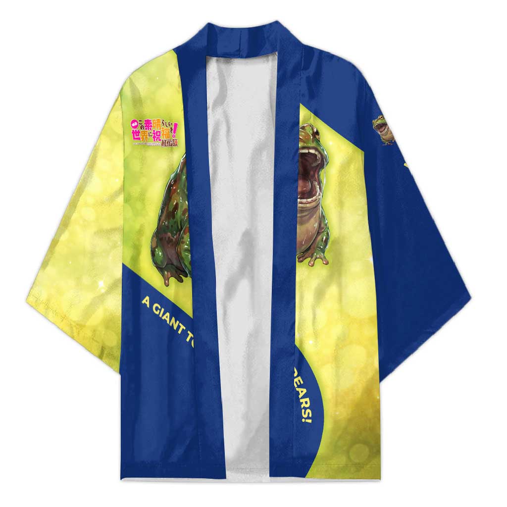 Giant Toad Encounter Kimono Comedic Fantasy Creature Art Style