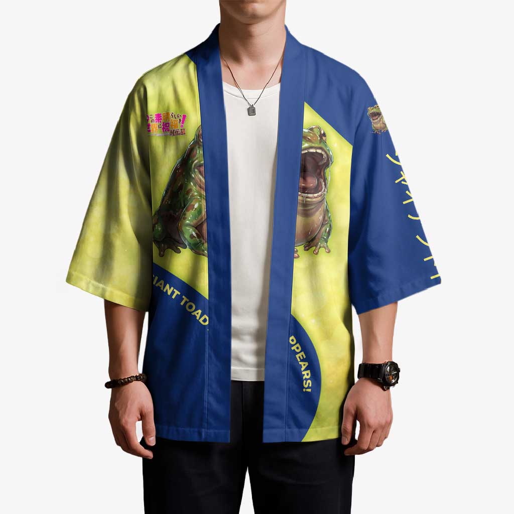 Giant Toad Encounter Kimono Comedic Fantasy Creature Art Style