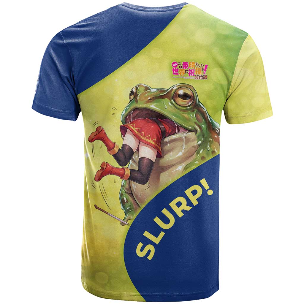 Giant Toad Encounter T Shirt Comedic Fantasy Creature Art Style