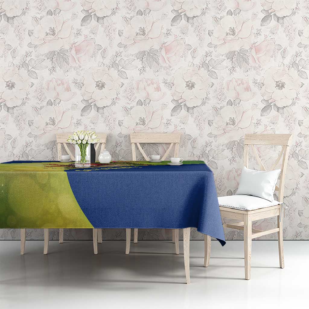 Giant Toad Encounter Tablecloth Comedic Fantasy Creature Art Style