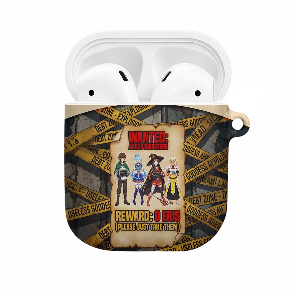 Axel’s Disasters Case File AirPods Case Comic Poster Parody Style