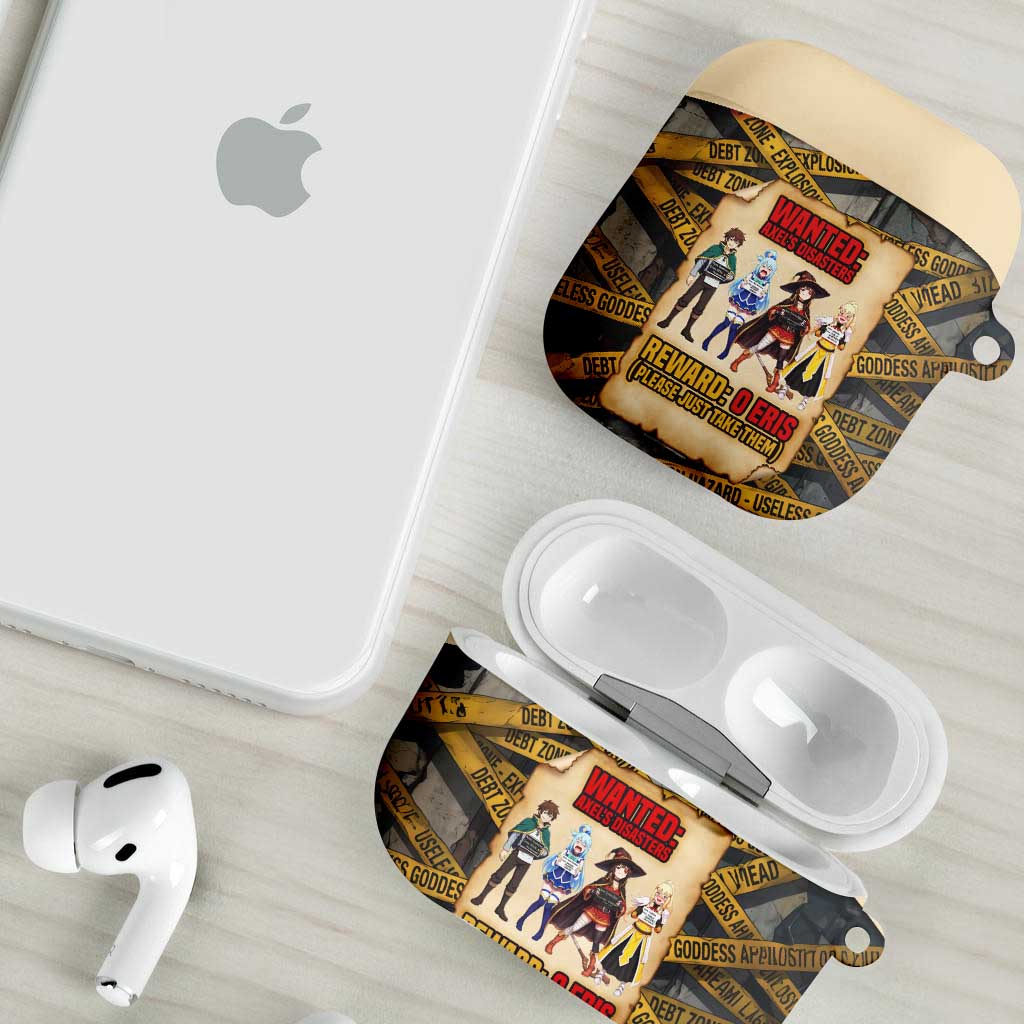 Axel’s Disasters Case File AirPods Case Comic Poster Parody Style