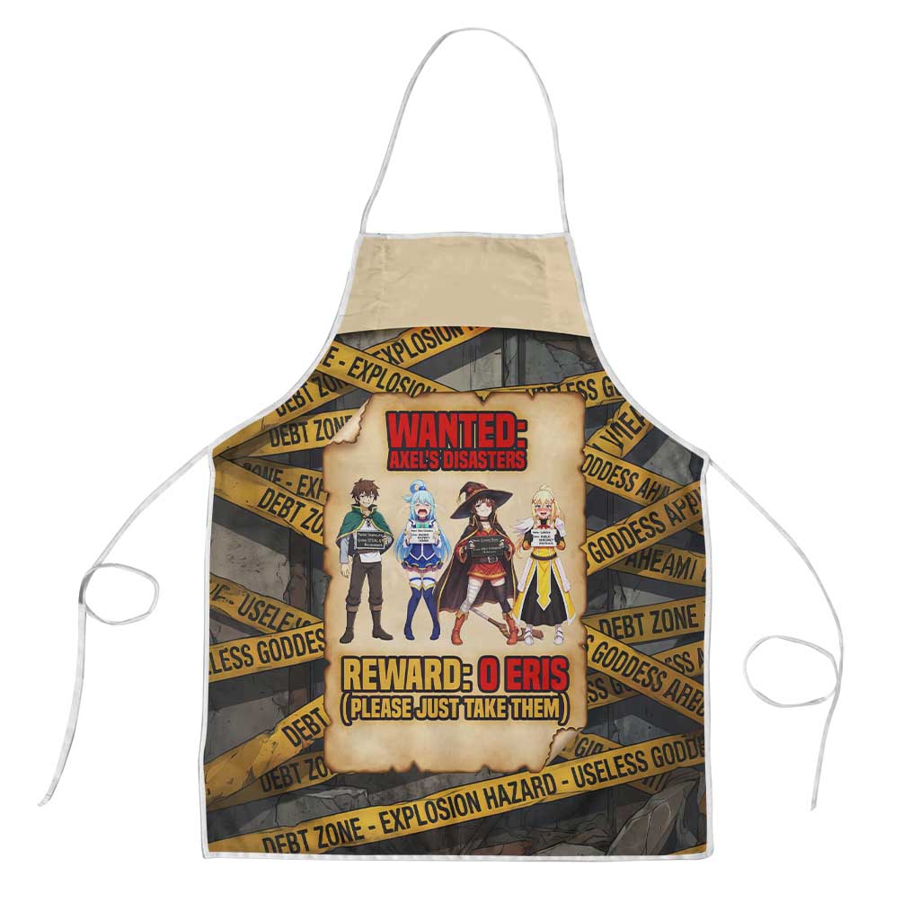 Axel’s Disasters Case File Apron Comic Poster Parody Style