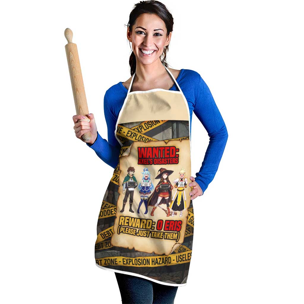 Axel’s Disasters Case File Apron Comic Poster Parody Style