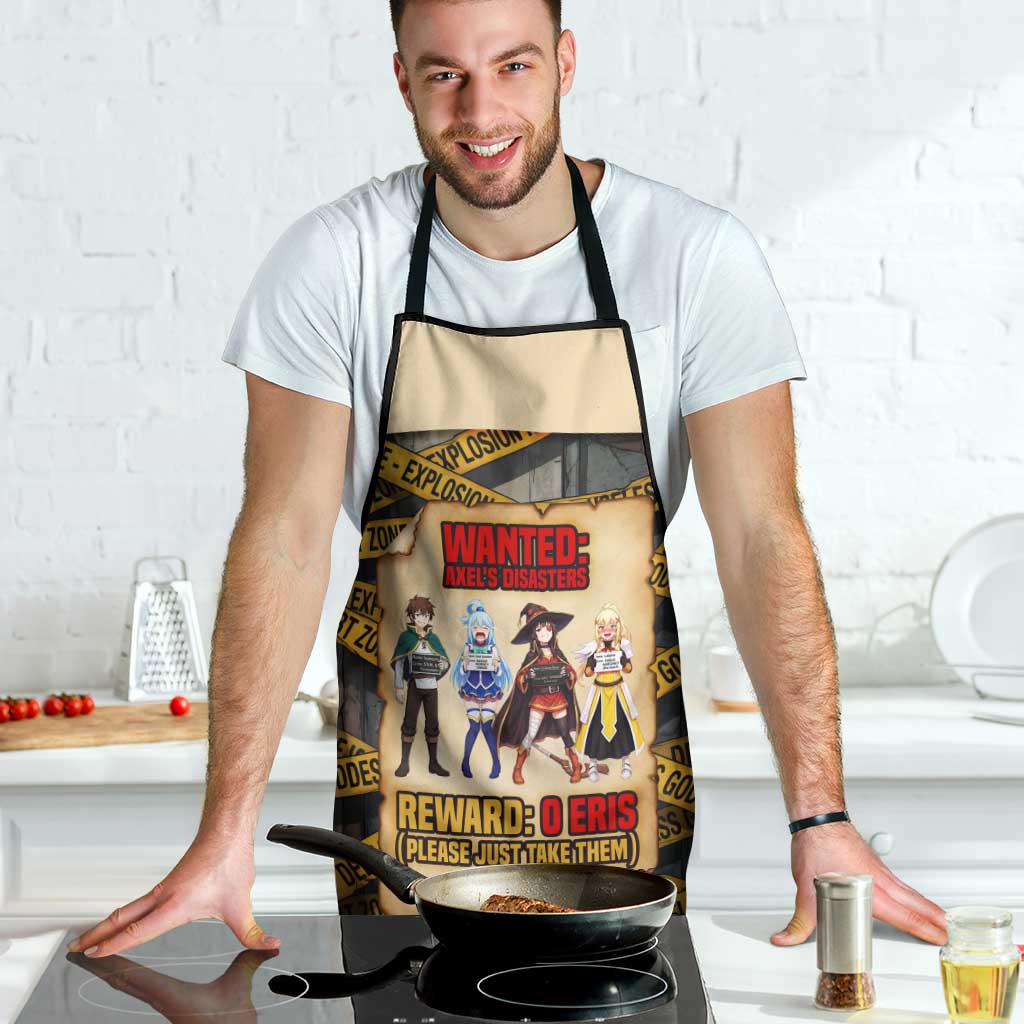 Axel’s Disasters Case File Apron Comic Poster Parody Style