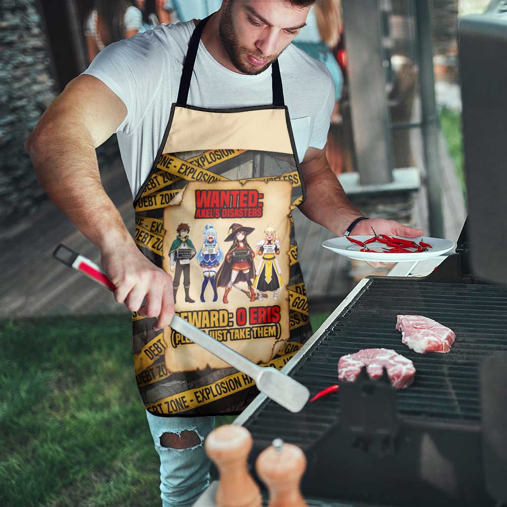 Axel’s Disasters Case File Apron Comic Poster Parody Style
