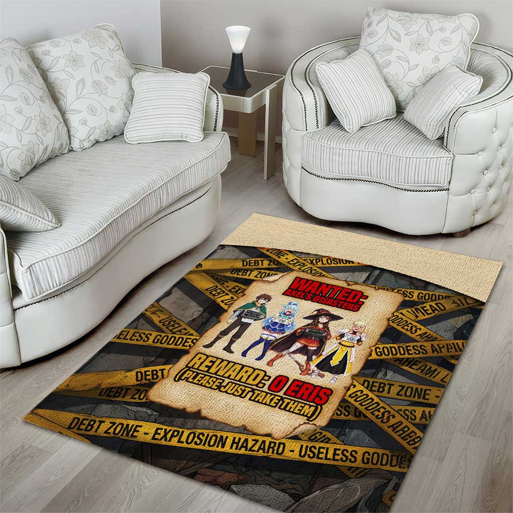 Axel’s Disasters Case File Area Rug Comic Poster Parody Style