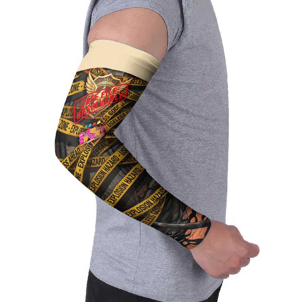 Axel’s Disasters Case File Arm Sleeves Comic Poster Parody Style