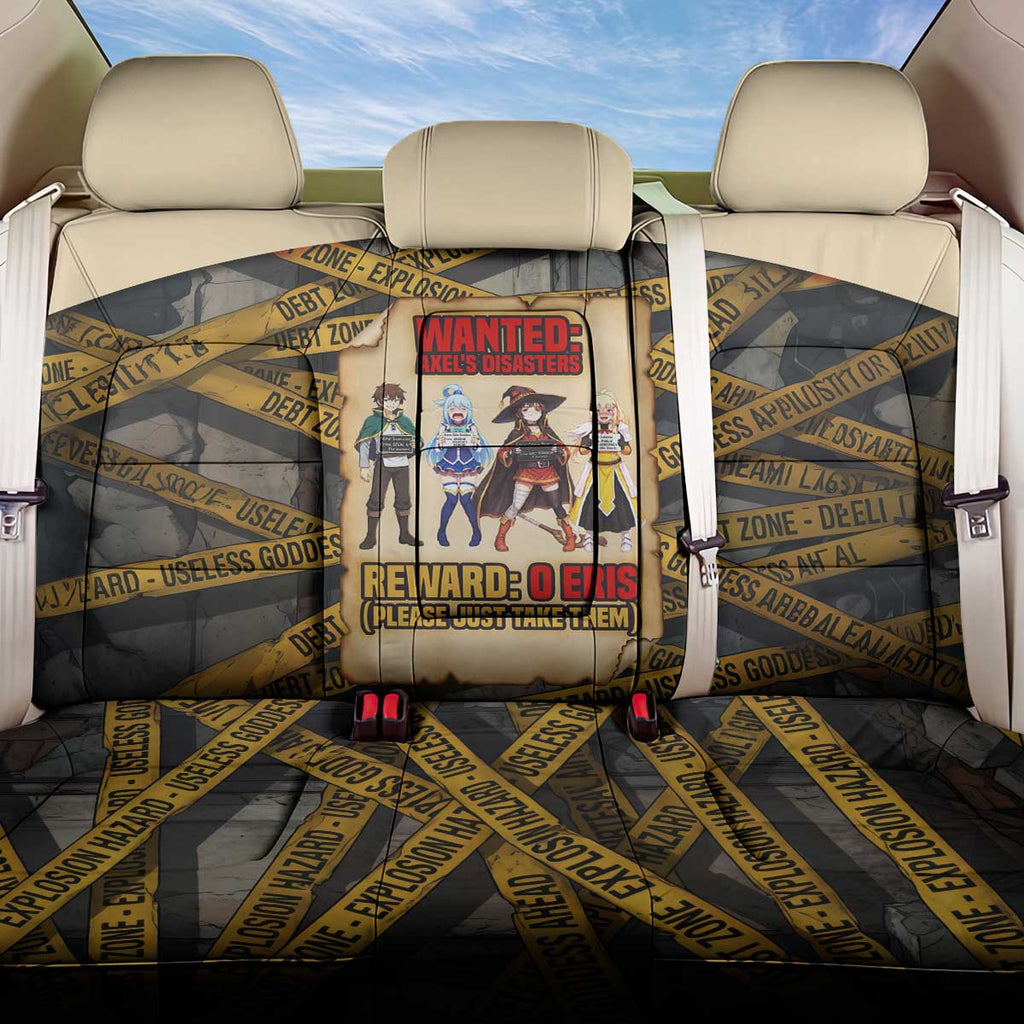 Axel’s Disasters Case File Back Car Seat Cover Comic Poster Parody Style