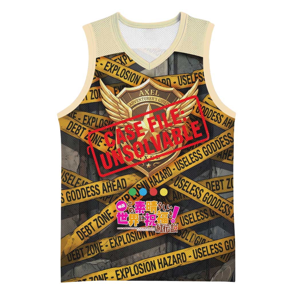 Axel’s Disasters Case File Basketball Jersey Comic Poster Parody Style