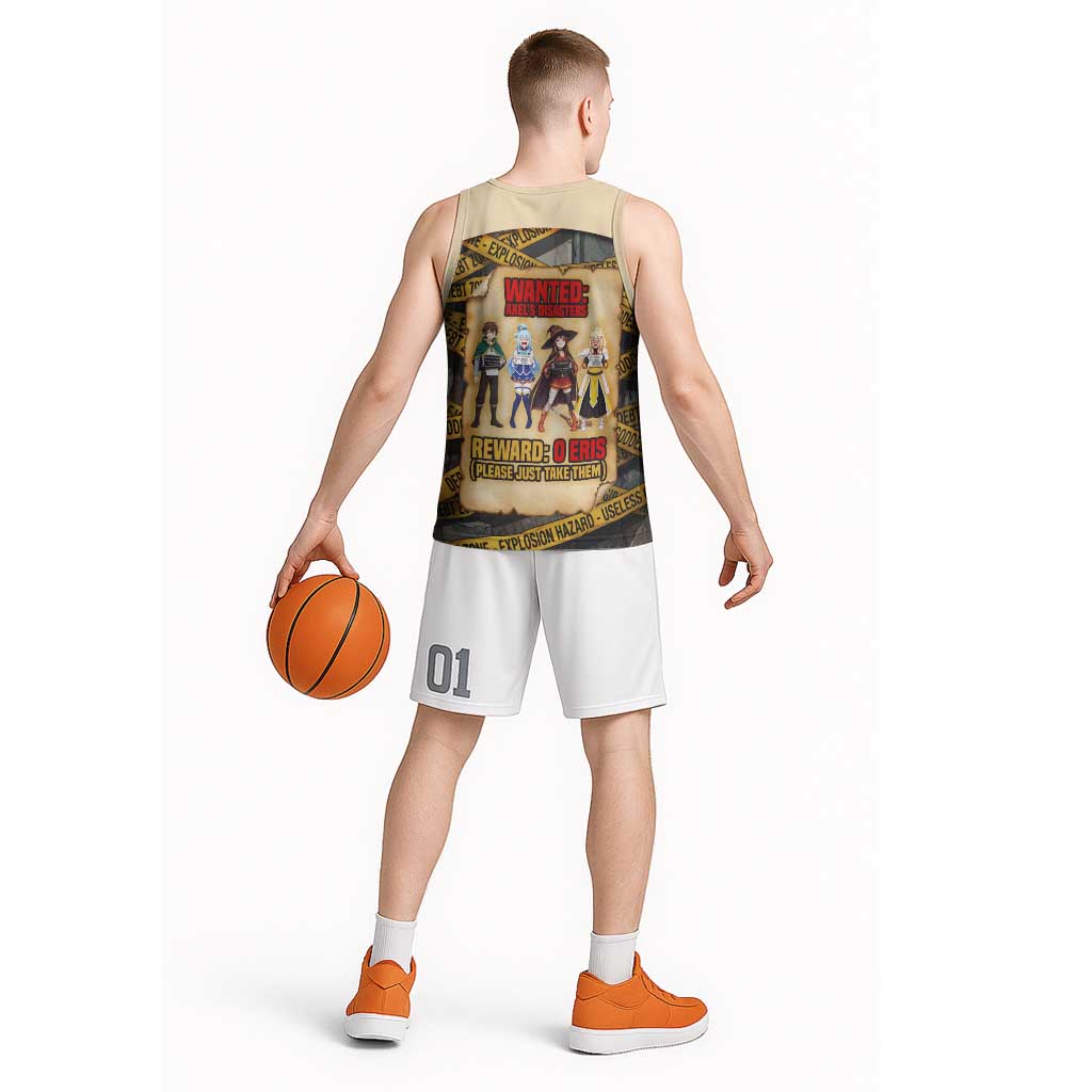 Axel’s Disasters Case File Basketball Jersey Comic Poster Parody Style