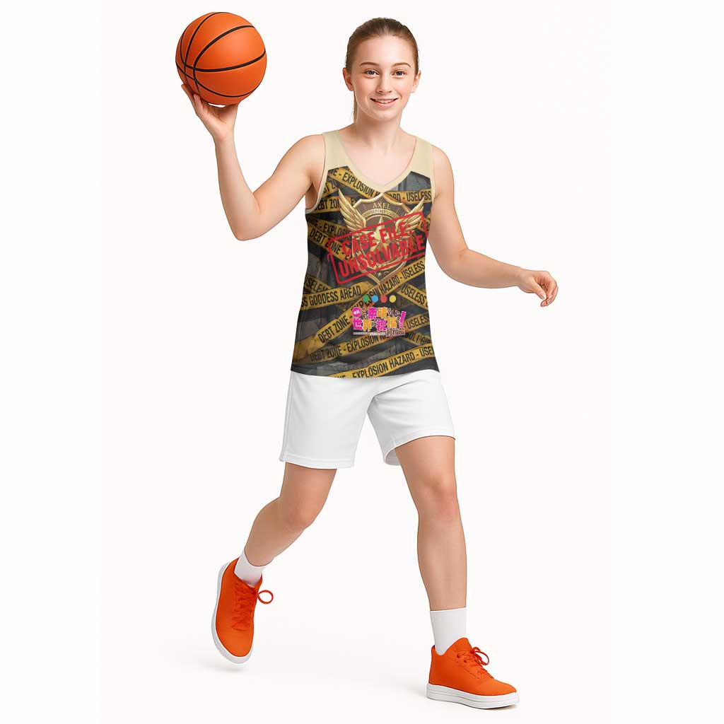 Axel’s Disasters Case File Basketball Jersey Comic Poster Parody Style