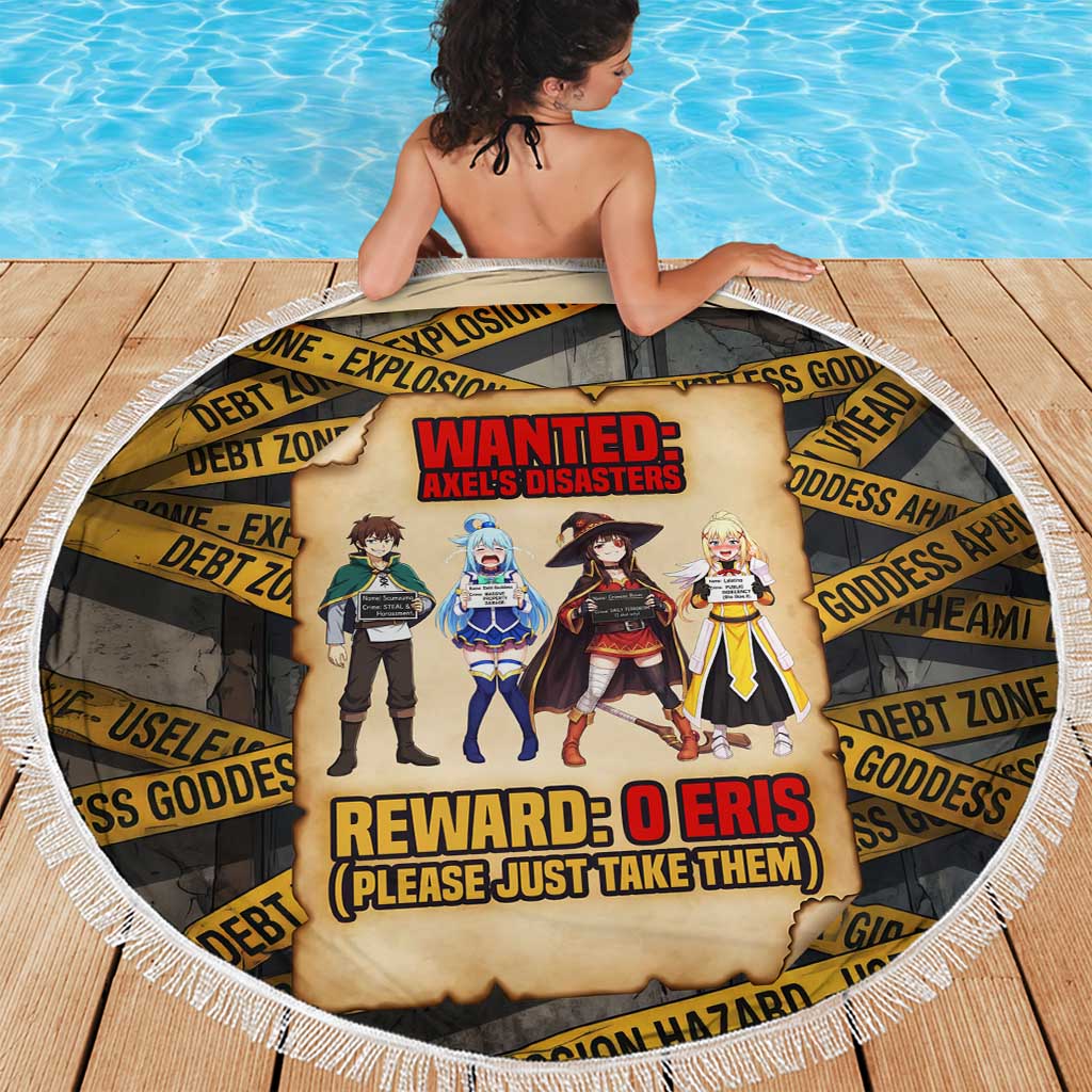 Axel’s Disasters Case File Beach Blanket Comic Poster Parody Style