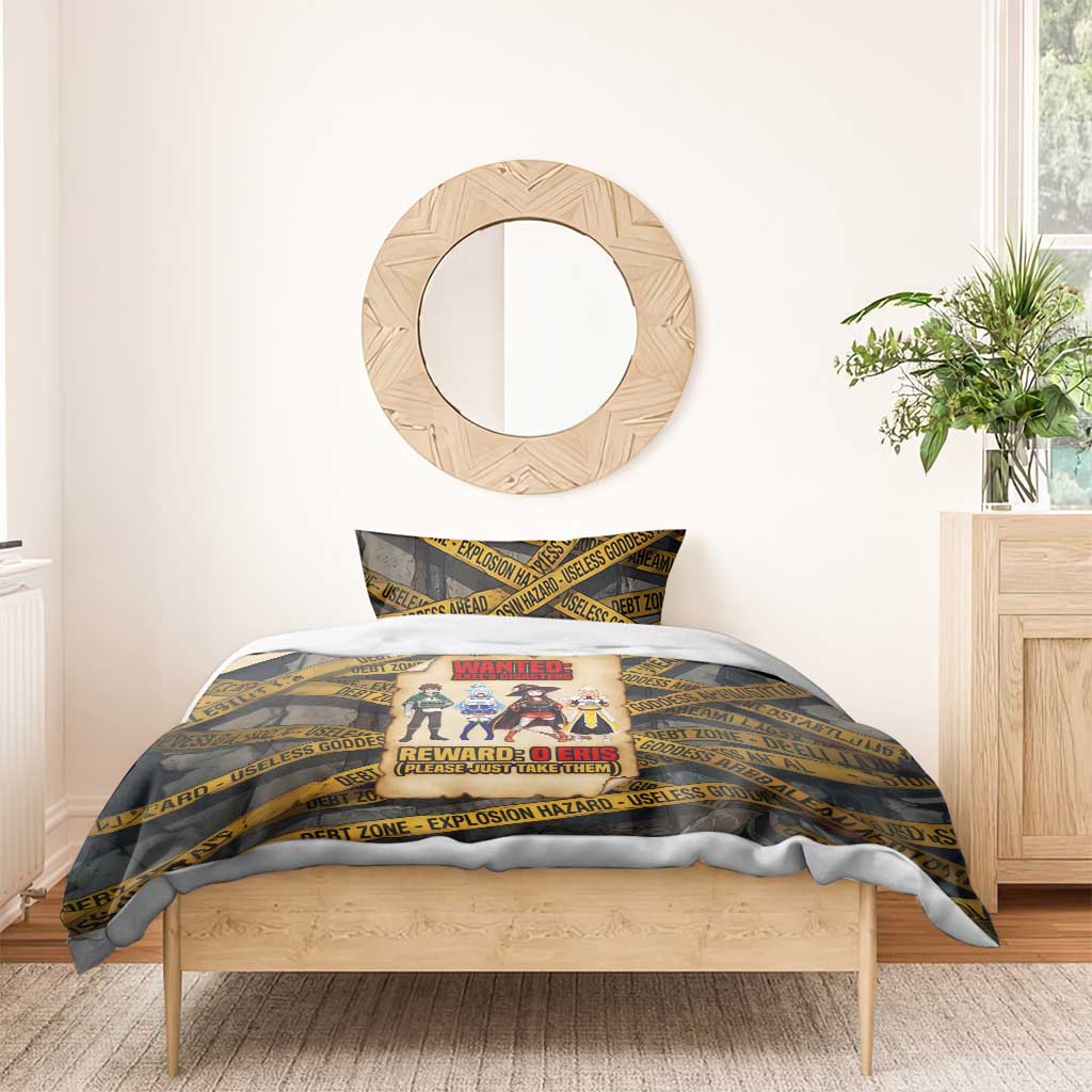 Axel’s Disasters Case File Bedding Set Comic Poster Parody Style