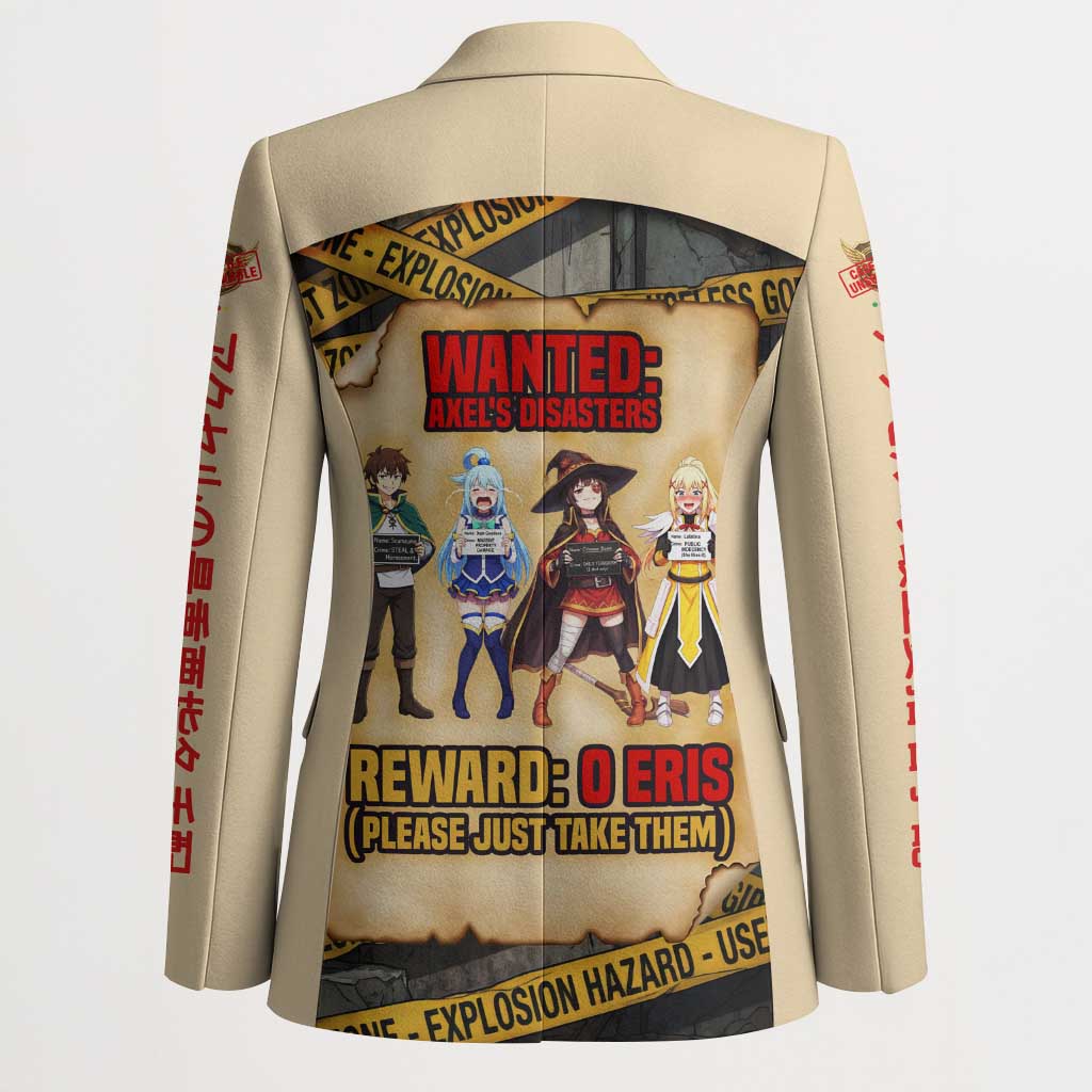Axel’s Disasters Case File Blazer Comic Poster Parody Style
