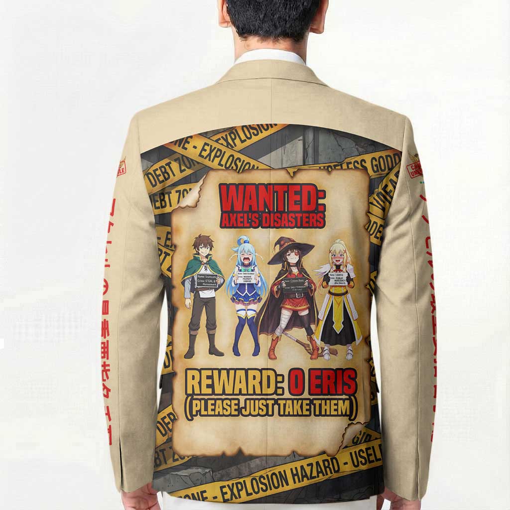 Axel’s Disasters Case File Blazer Comic Poster Parody Style