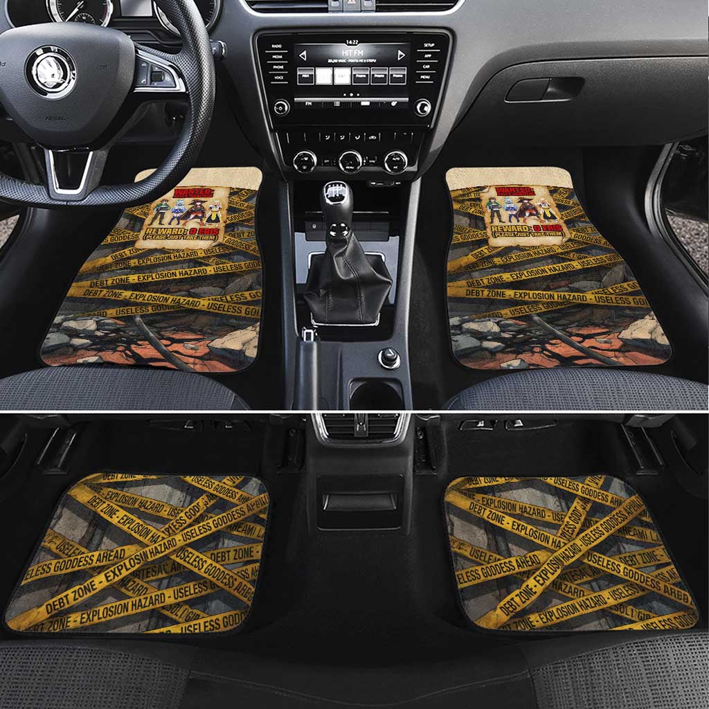Axel’s Disasters Case File Car Mats Comic Poster Parody Style