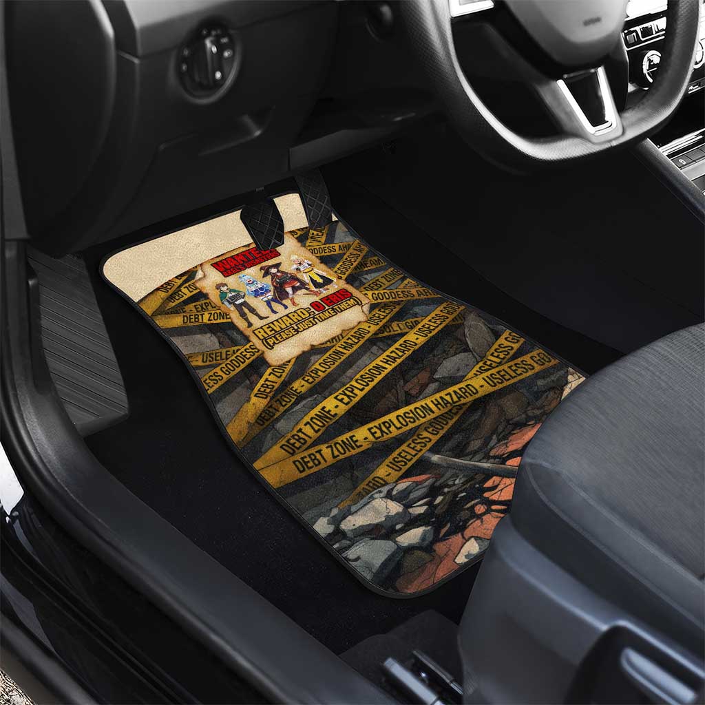 Axel’s Disasters Case File Car Mats Comic Poster Parody Style