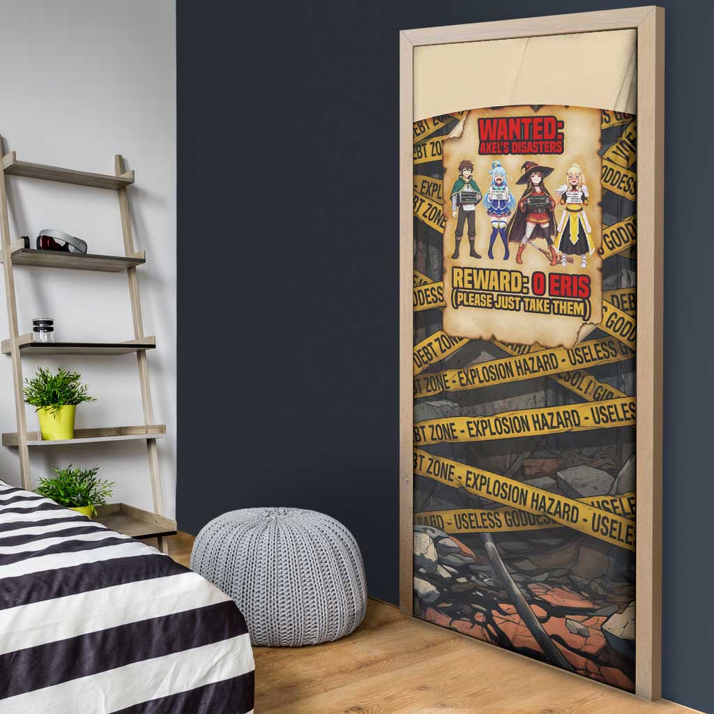 Axel’s Disasters Case File Door Cover Comic Poster Parody Style