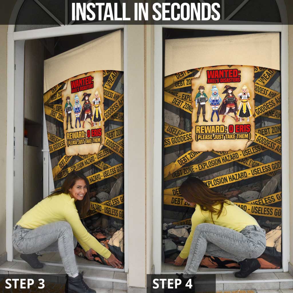 Axel’s Disasters Case File Door Cover Comic Poster Parody Style