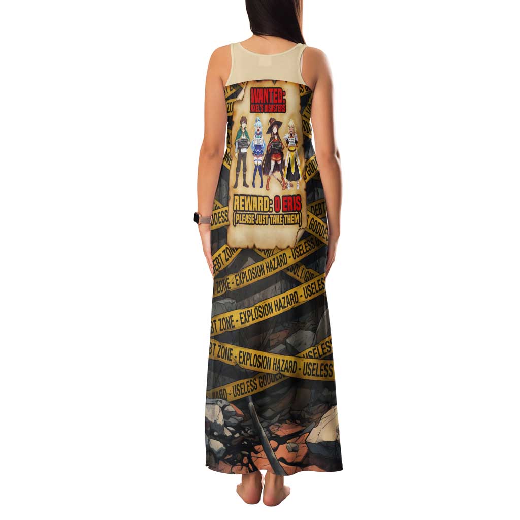 Axel’s Disasters Case File Family Matching Tank Maxi Dress and Hawaiian Shirt Comic Poster Parody Style