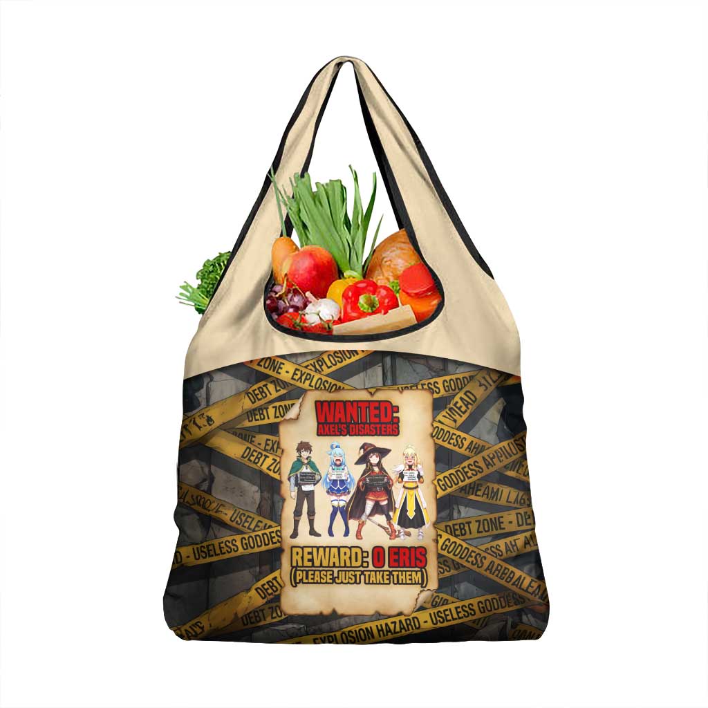 Axel’s Disasters Case File Grocery Bag Comic Poster Parody Style