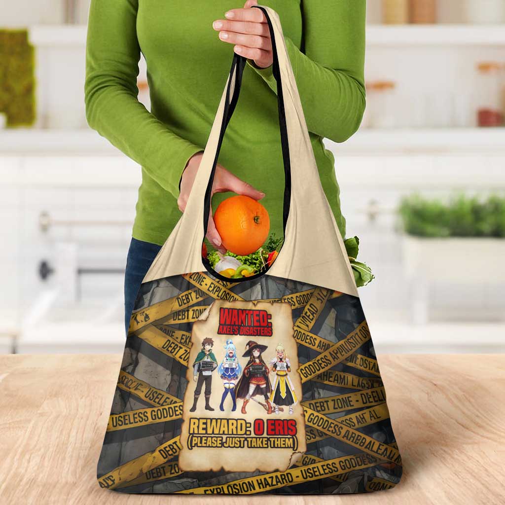 Axel’s Disasters Case File Grocery Bag Comic Poster Parody Style