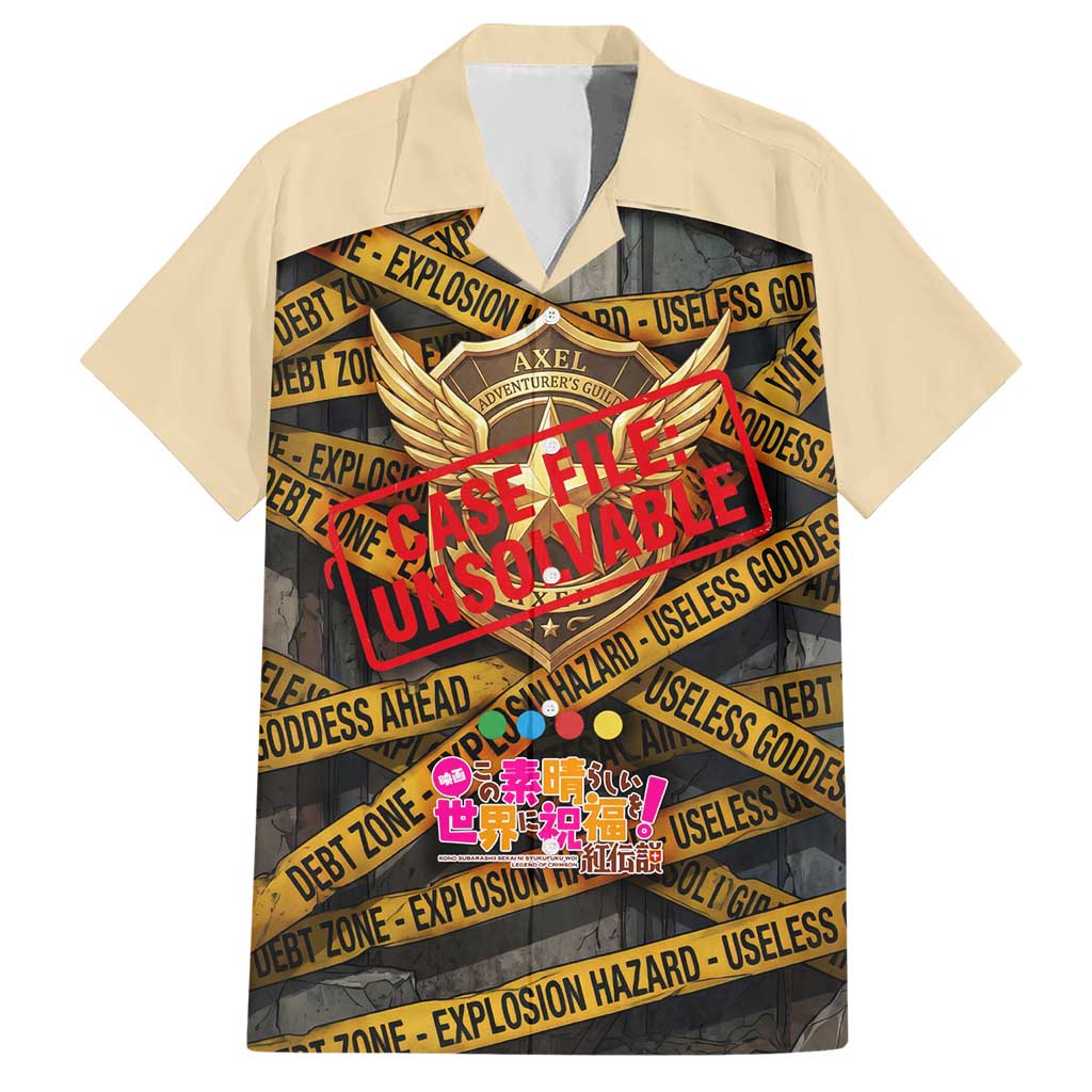 Axel’s Disasters Case File Hawaiian Shirt Comic Poster Parody Style