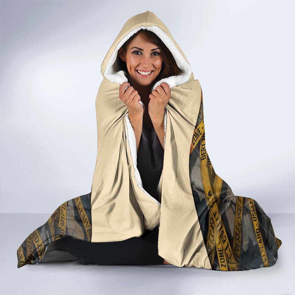 Axel’s Disasters Case File Hooded Blanket Comic Poster Parody Style