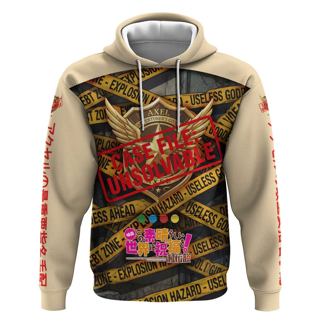 Axel’s Disasters Case File Hoodie Comic Poster Parody Style