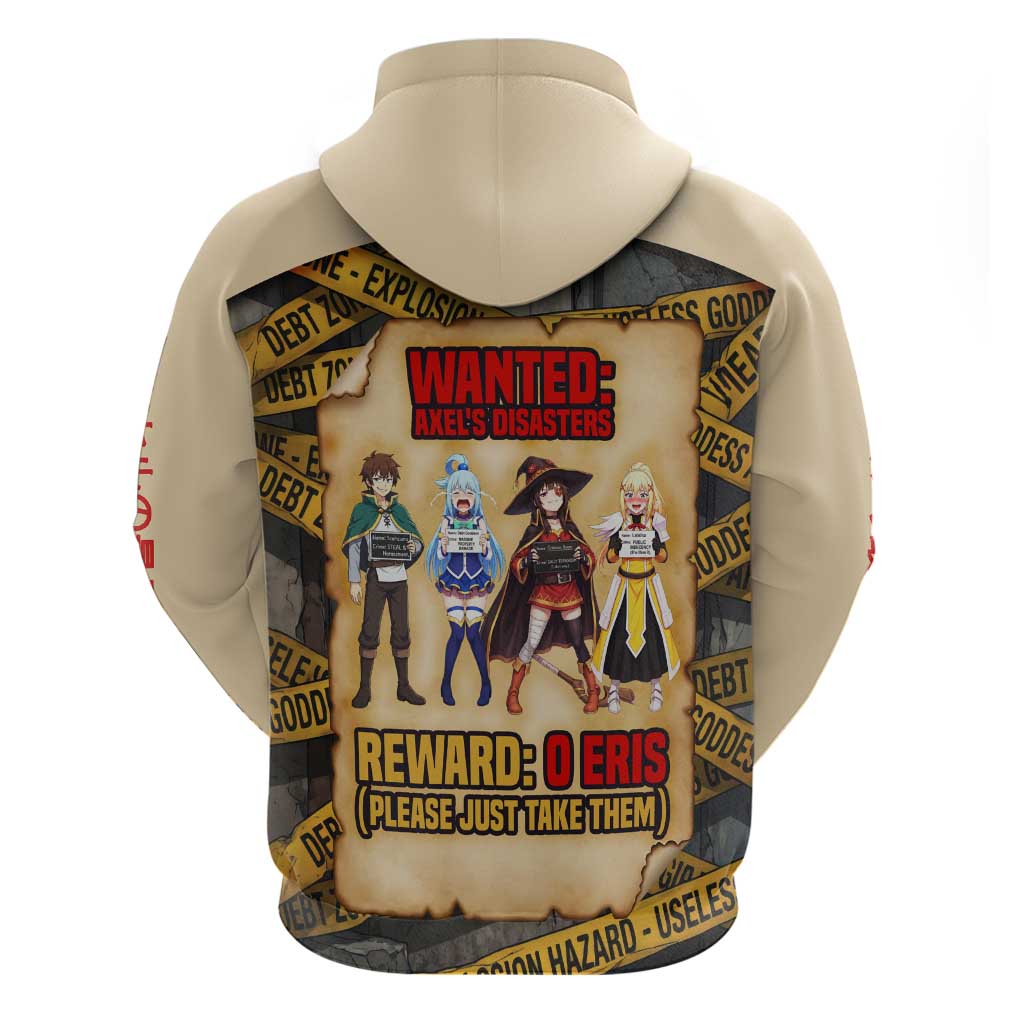 Axel’s Disasters Case File Hoodie Comic Poster Parody Style
