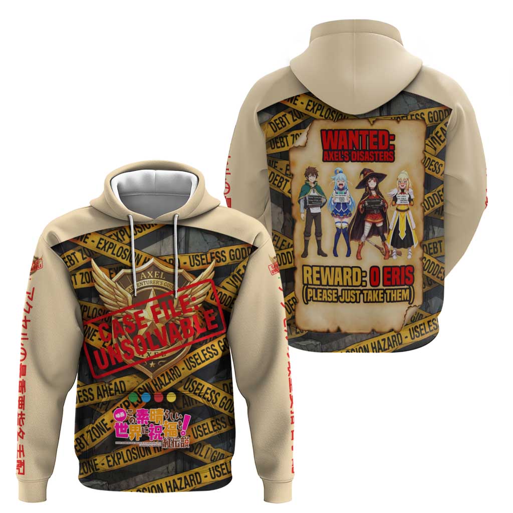 Axel’s Disasters Case File Hoodie Comic Poster Parody Style