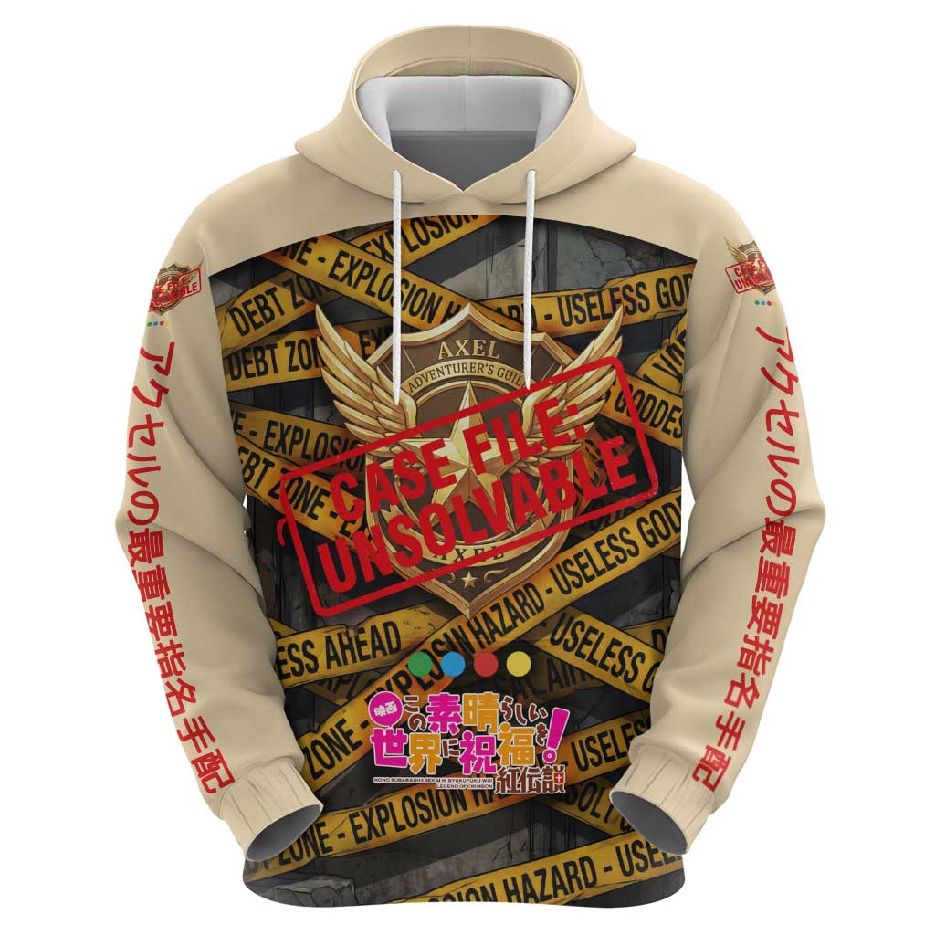 Axel’s Disasters Case File Hoodie Comic Poster Parody Style