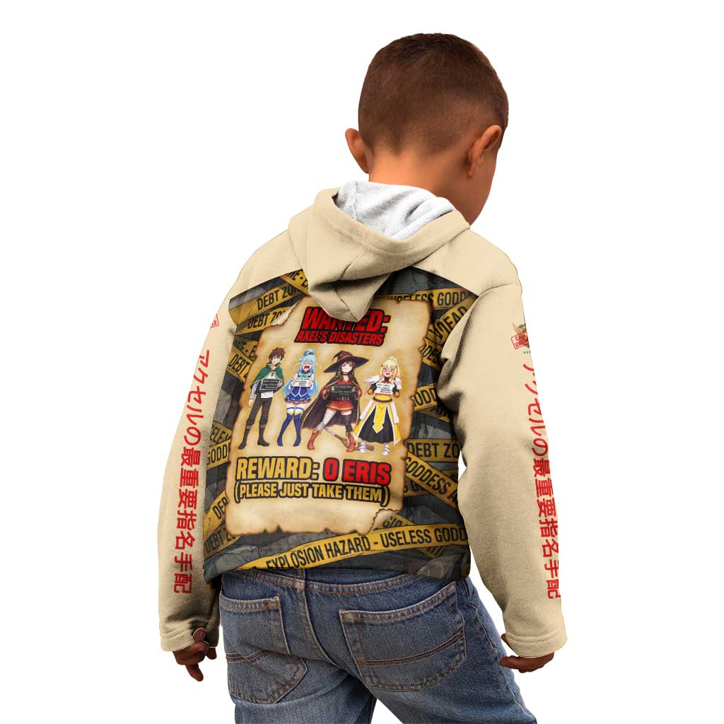 Axel’s Disasters Case File Kid Hoodie Comic Poster Parody Style