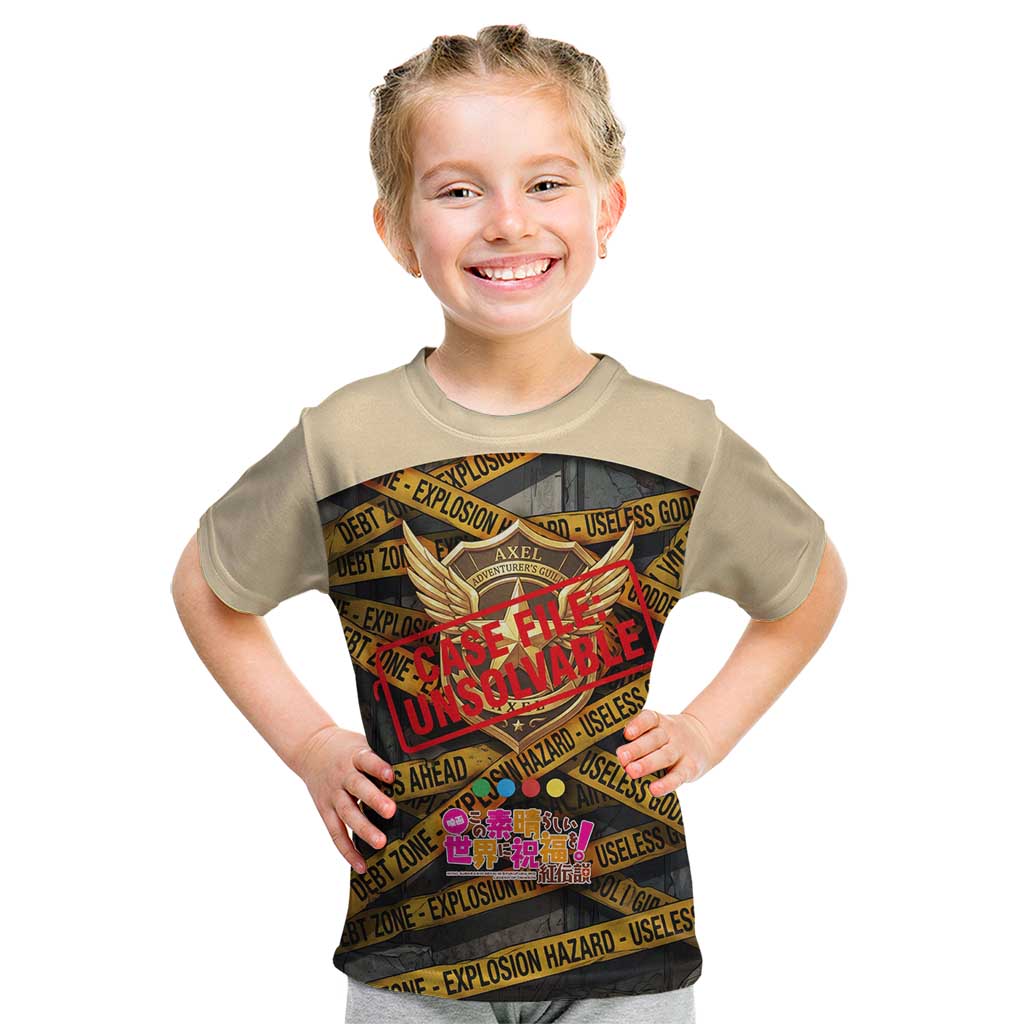 Axel’s Disasters Case File Kid T Shirt Comic Poster Parody Style