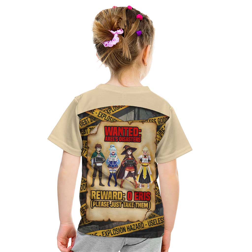 Axel’s Disasters Case File Kid T Shirt Comic Poster Parody Style