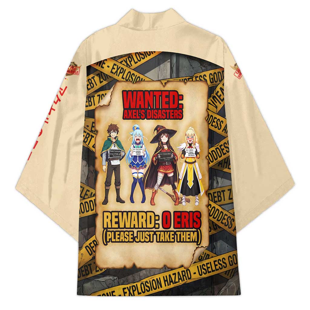 Axel’s Disasters Case File Kimono Comic Poster Parody Style